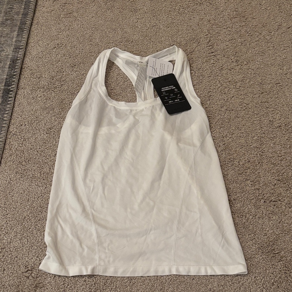 Fabletics White Women's RacerbankTank Top